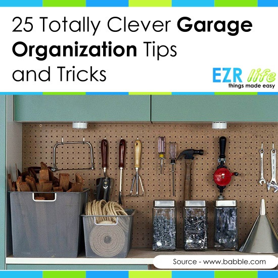 Easy Garage Organization Tips and Tricks - Cribbs Style
